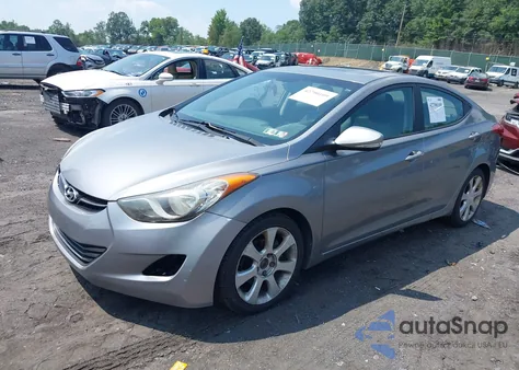 2012 Hyundai Elantra Limited (Ulsan Plant) from USA, damaged, VIN KMHDH4AE5CU463479